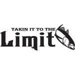 Takin It To the Limit Tuna Fishing Sticker