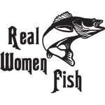 Reel Women Fish Sticker 4