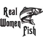Reel Women Fish Sticker 5