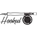 Hooked Fly Fishing Sticker