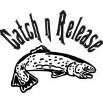 Catch n Release Salmon Fishing Sticker 2