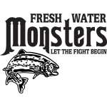 Fresh Water Monsters Let the Fight Begin Salmon Fishing Sticker 2