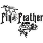 Fin and Feather Salmon Fishing Sticker 2