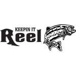 Keepin it Reel Salmon Fishing Sticker 2