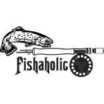 Fishaholic Salmon Fishing Sticker 3