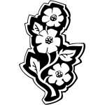 Flower Sticker 136