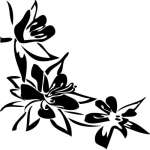 Hawaiian Flower Sticker