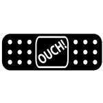 Band-Aid Ouch Sticker