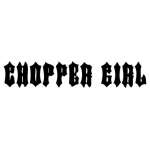 Chopper Girl Sticker