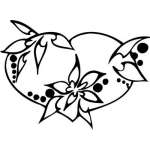 Tribal Flower Sticker 251