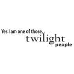 Yes I am one of those Twilight people Sticker