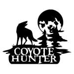 Coyote Hunter Sticker