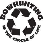 Bowhunting is the Circle of Life Sticker