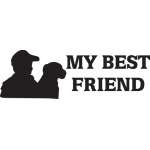 My Best Friend Sticker