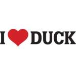 I Love Duck Sticker
