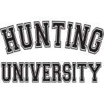 Hunting University Sticker