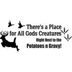 There's a Place for all God's Creatures Sticker