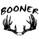 Booner Deer Skull Sticker