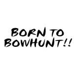 Born To Bow Hunt Sticker