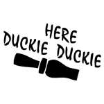 Here Duckie Duckie Sticker