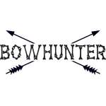 Bowhunter with Arrows Sticker