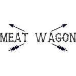 Meat Wagon with Arrows Sticker