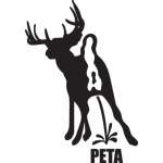Buck Peeing on PETA Sticker