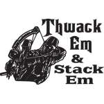 Thwack Em and Stack Em Sticker