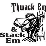 Thwack Em and Stack Em Sticker 2