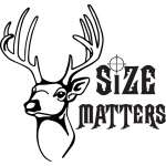 Size Matters Deer Hunting Sticker 6