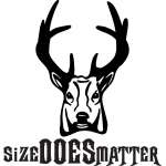 Size Does Matter Deer Hunting Sticker 6