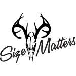 Size Matters Deer Hunting Sticker 13