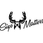 Size Matters Deer Hunting Sticker 15