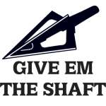 Give Em The Shaft Sticker