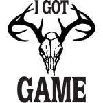 I got Game Deer Skull Sticker