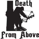 Death From Above Bowhunter Sticker 2
