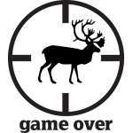 Game Over Caribou Sticker 2