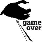 Game Over Duck Bowhunting Sticker