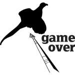 Game Over Pheasant Bowhunting Sticker