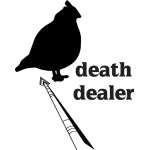 Death Dealer Quail Bowhunting Sticker