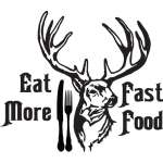 Eat More Fast Food Buck and Fork Sticker 3