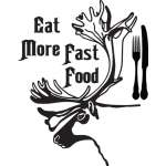 Eat More Fast Food Caribou Sticker