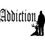 Deer Addiction Sticker 7