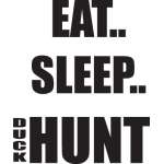 Eat Sleep Duck Hunt Sticker