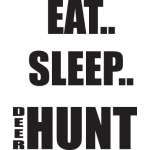 Eat Sleep Deer Hunt Sticker 2