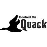 Hooked on Quack Sticker