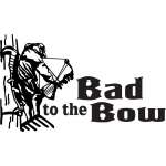 Bad to the Bow Sticker 3