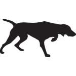 Pointer Dog Sticker 18
