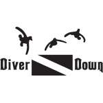 Diver Down Sticker