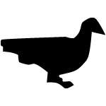3 Ducks Flying Sticker 3